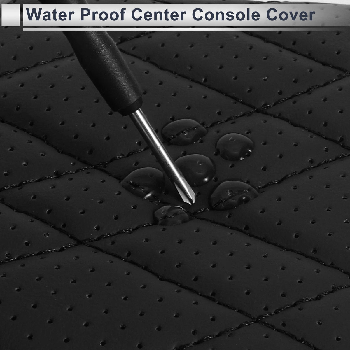 Car Center Console Cover for BMW 5 Series (2018-2023) - Black Storage Bag