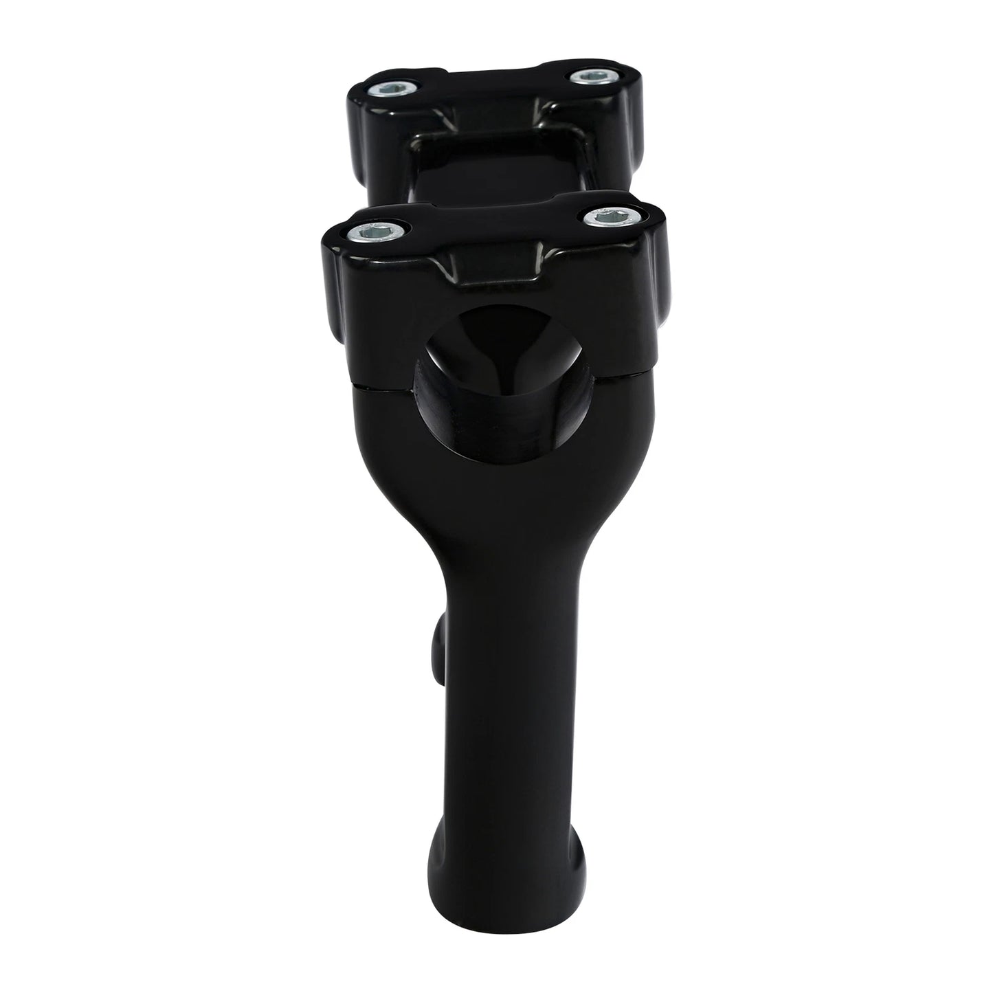 4" Black Handlebar Risers for Harley Dyna Softail Fatboy