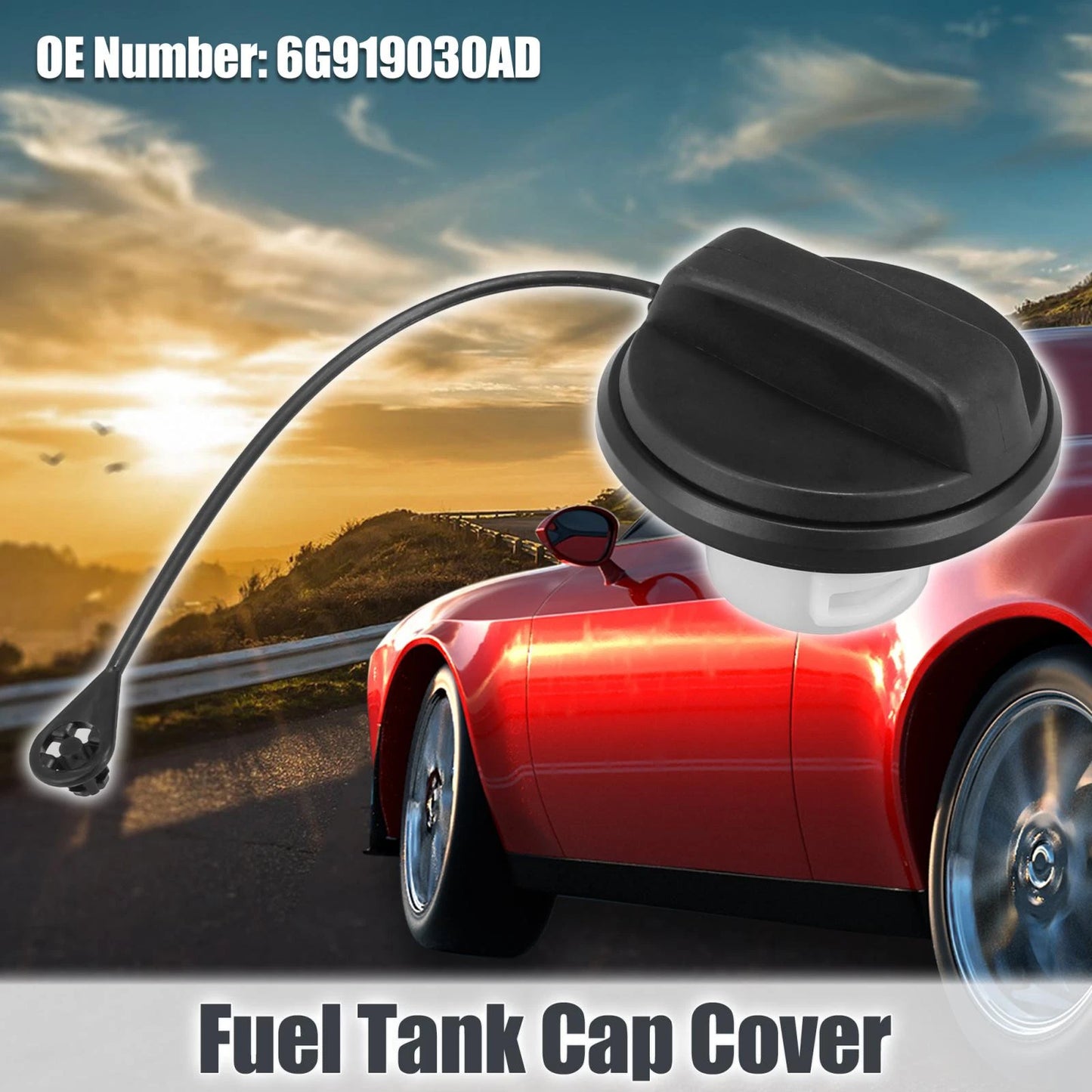 Gas Cap Cover for Ford Focus MK2 2005-2012 (2 x)