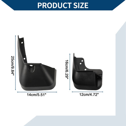 Mud Flaps Splash Guards 1 Set for Toyota EZ (2011-2015)