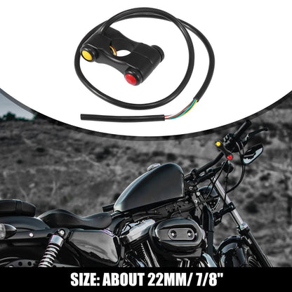Handlebar Switches 12V 3-Button for Motorcycle