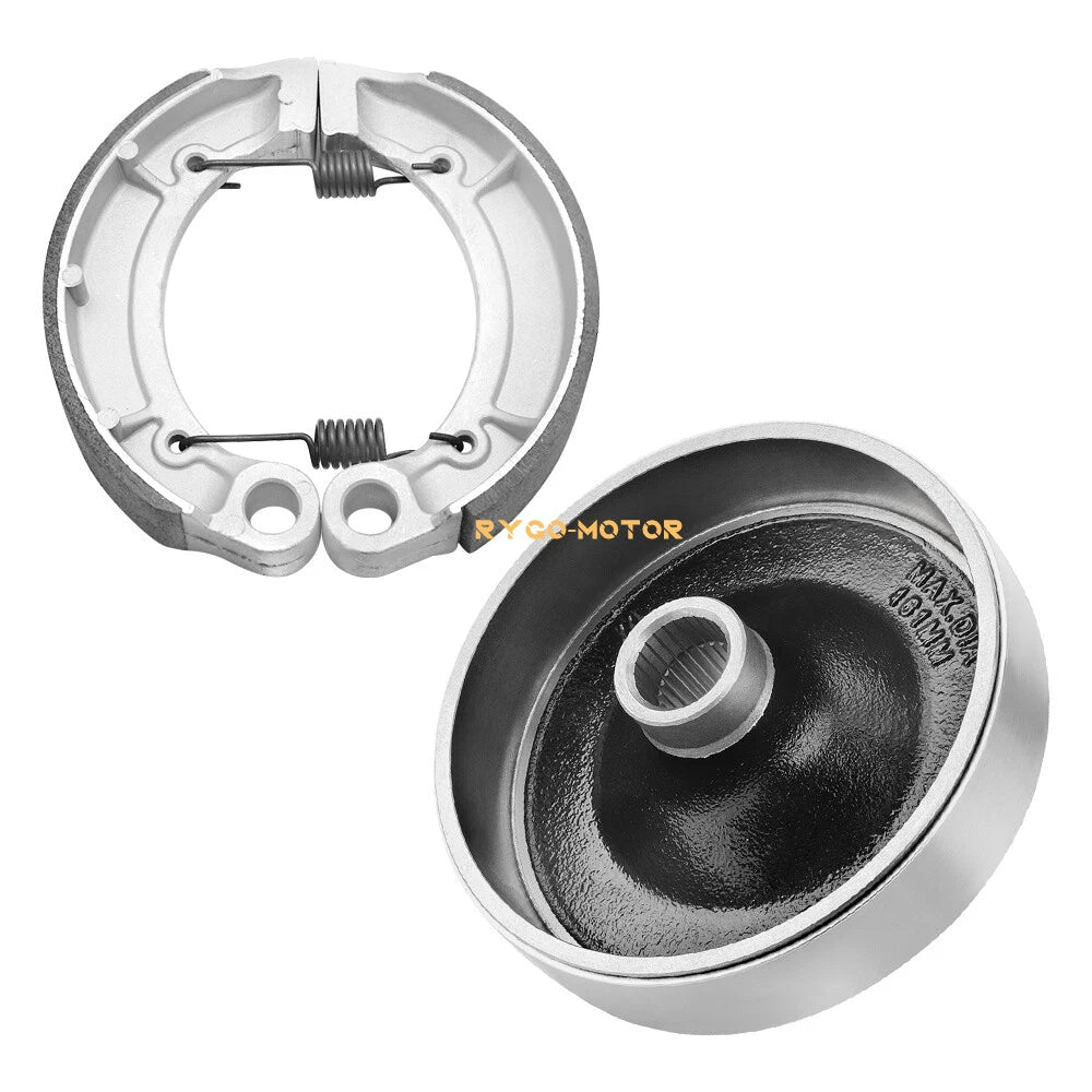 Rear Brake Drum Hub & Shoe for Yamaha Bruin 250 350 (2004–2006)