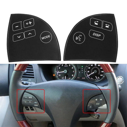 Steering Wheel Control Button Decal Sticker for Lexus ES350 (2007-2012)