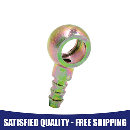 Barb Banjo Fitting Fuel Brake Line Adapter for Motorcycle Car Universal