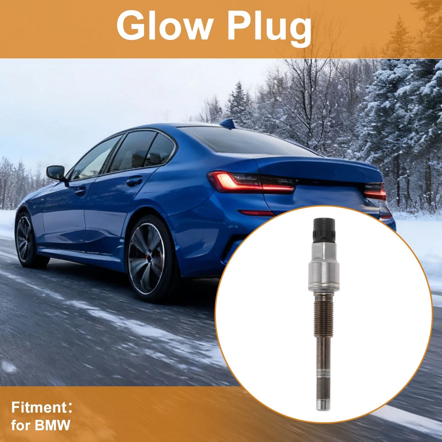 1 Pc Diesel Glow Plug for BMW (2000-2006)