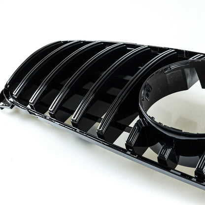 Black GT Look Front Grille for Mercedes Benz GLA-Class X156 (2017-2020)