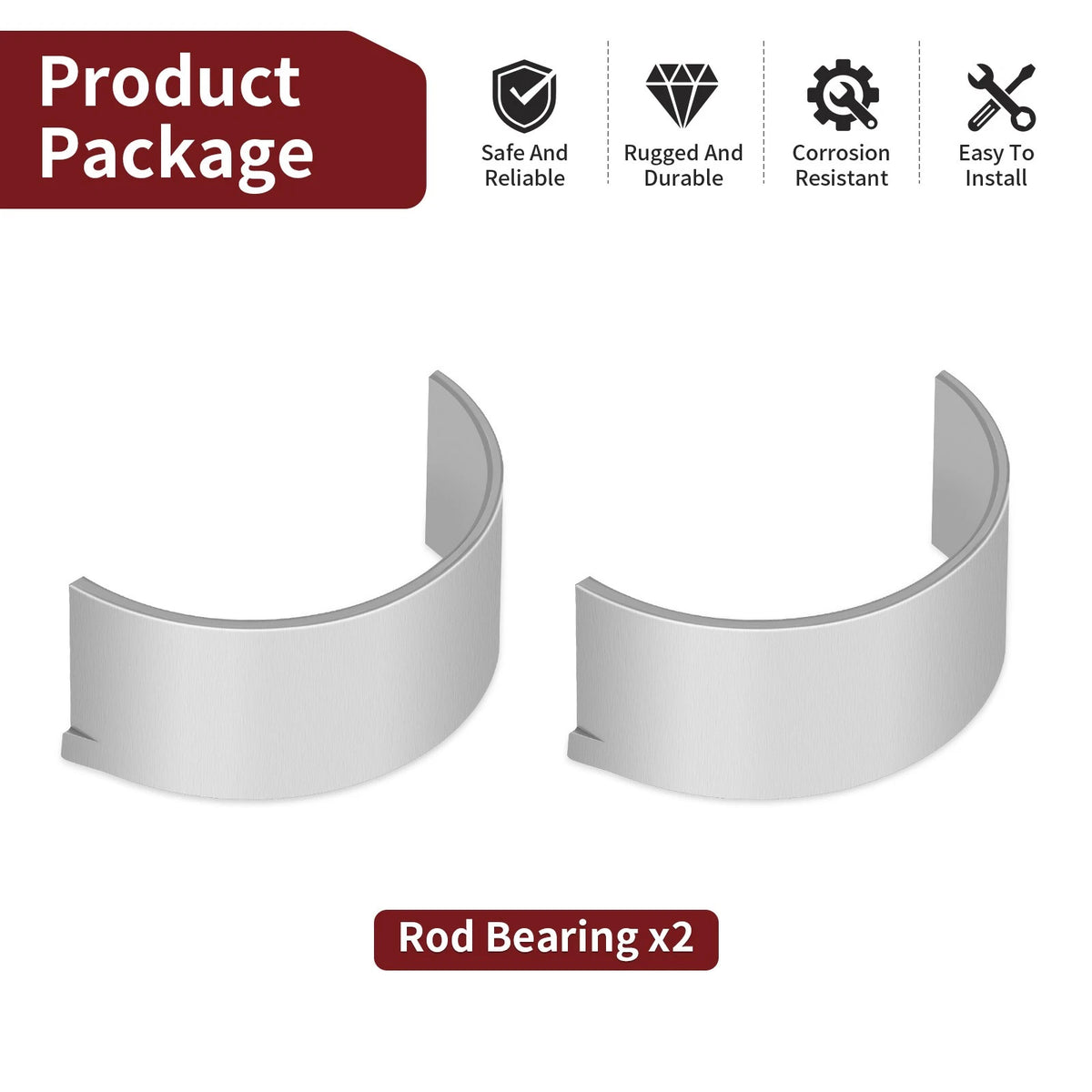 2pcs Rod Bearing for Yamaha Boat XAT XBT RM RX SXT