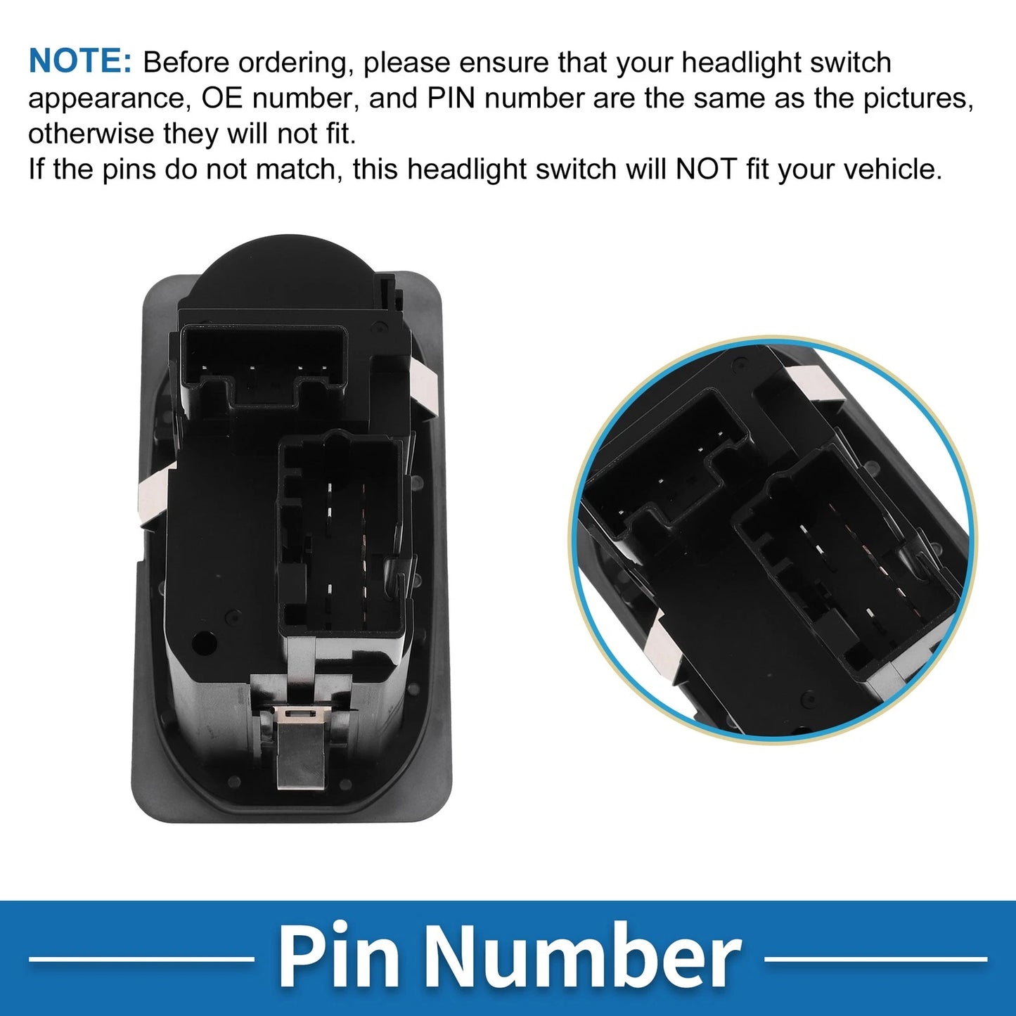 Headlight Switch for Ford F-250 Super Duty (2001-2004)