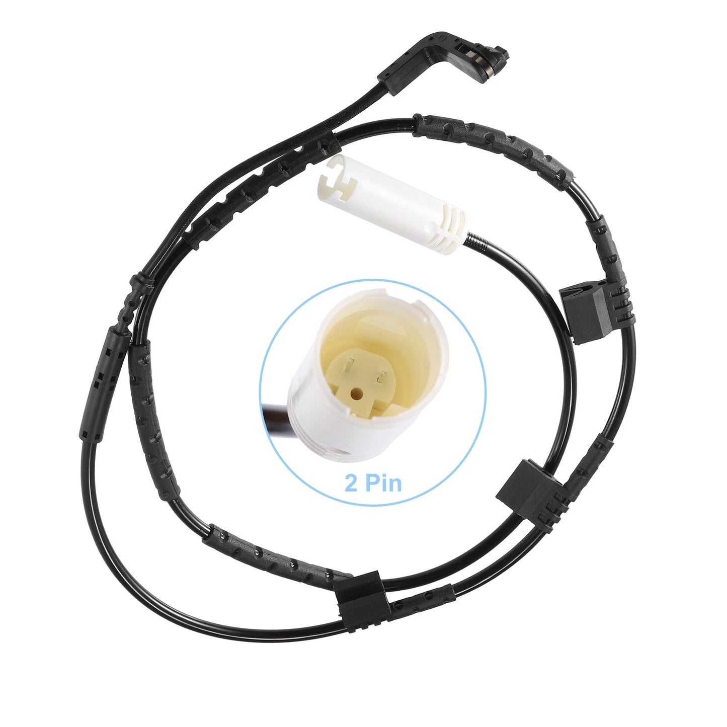 Rear Brake Pad Sensor for BMW - Plastic Rubber Black White