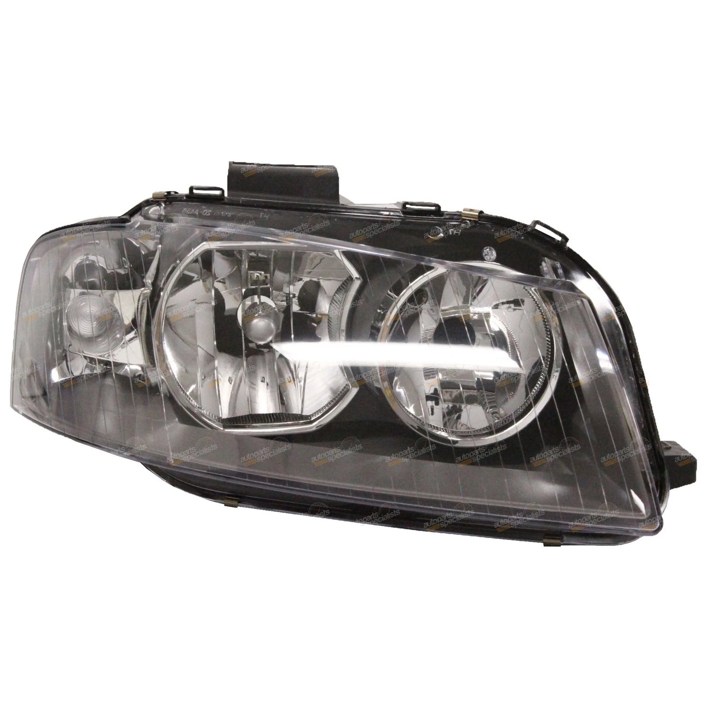 LH+RH Pair Halogen Headlights for Audi A3 8P Hatch (2004 - 2008)