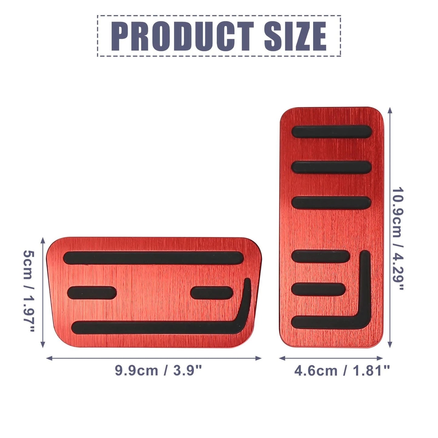 Foot Pedal Brake Gas Pad Covers for Honda Fit (2021)