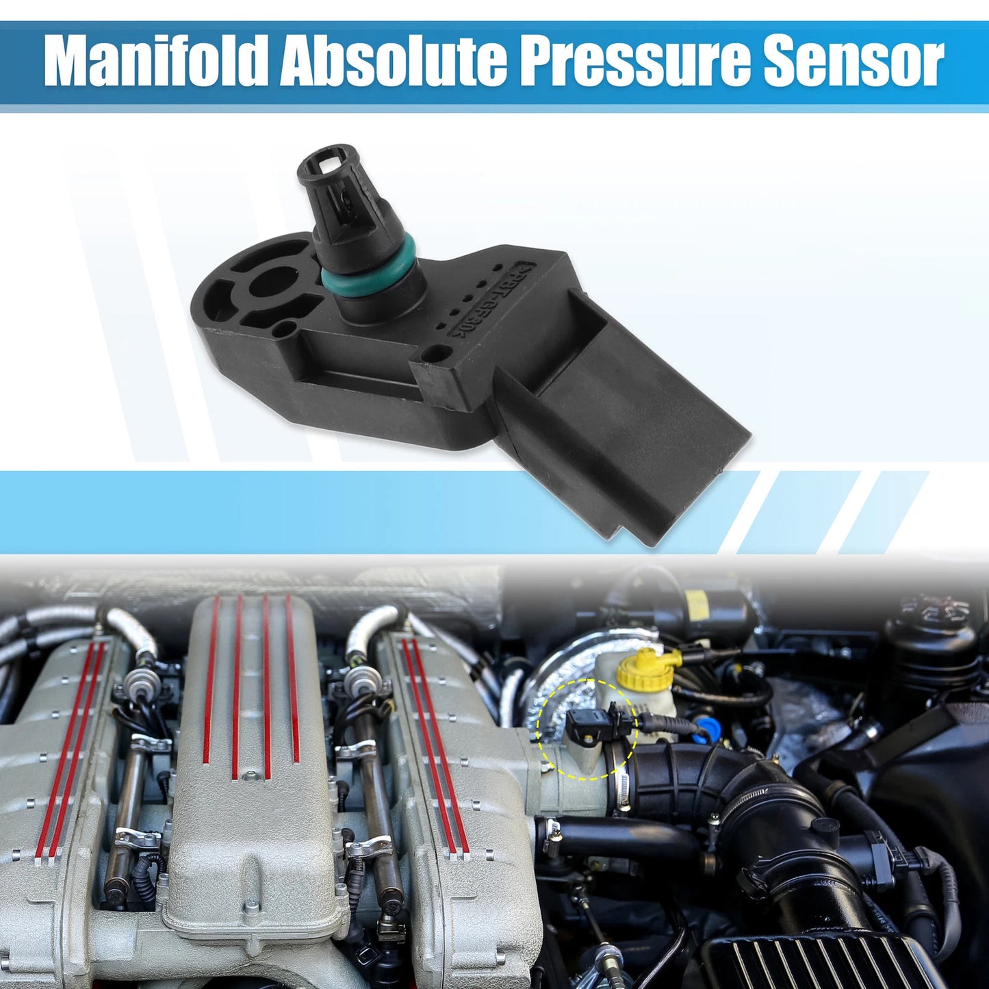 Manifold Absolute Pressure Sensor for Peugeot 307, 407 & Citroen (2001-2014)