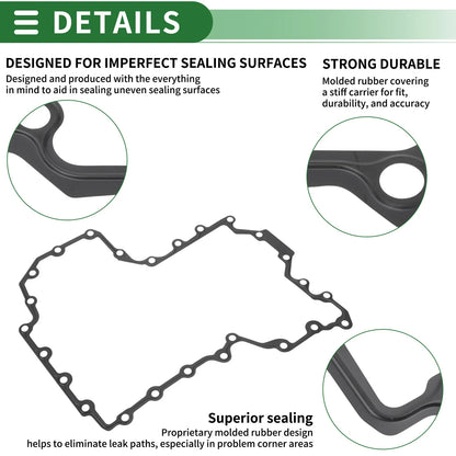 Oil Pan Gasket for BMW X6 X5 (2008-2019) (2010-2018)