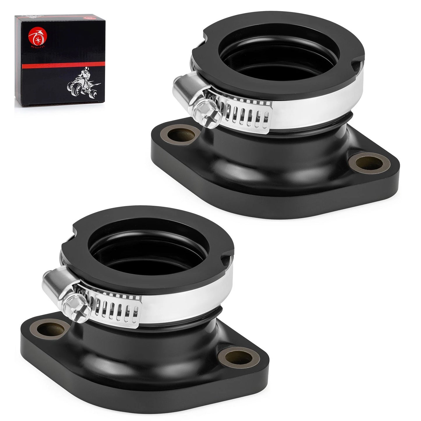 Carburetor Mounting Flange 2pcs/set for Polaris Sport 1987-1999