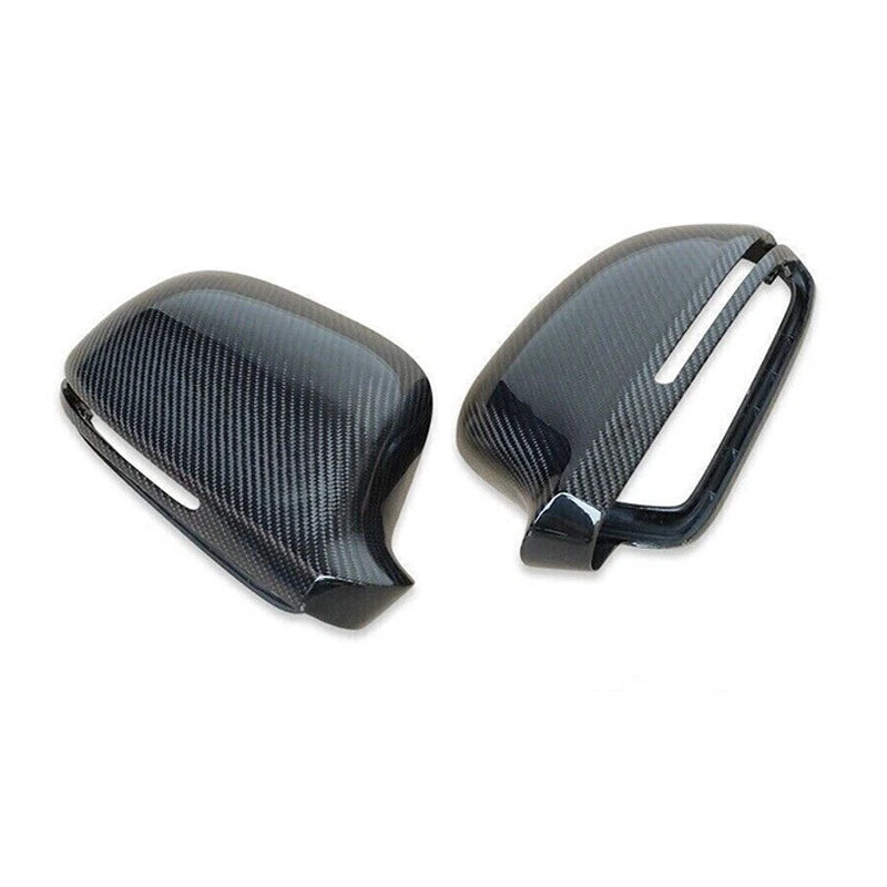 Carbon Fiber Rearview Mirror Cover Cap for Audi A3 A4/S4 RS4 (2009-2013)