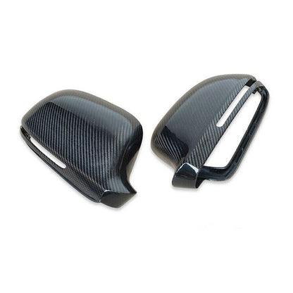 Carbon Fiber Rearview Mirror Cover Cap for Audi A3 A4/S4 RS4 (2009-2013)