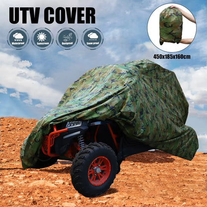 UTV Cover / Waterproof Full / Camouflage for Kawasaki Can-Am