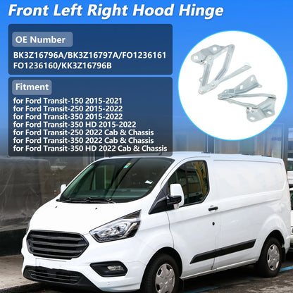 Hood Hinge for Ford Transit-150, Transit-250, Transit-350 (2014-2023)