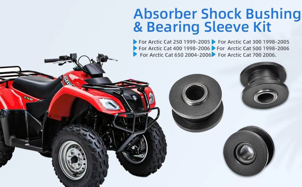 Shock Bushing Sleeve Kits for Arctic Cat (2000–2015)