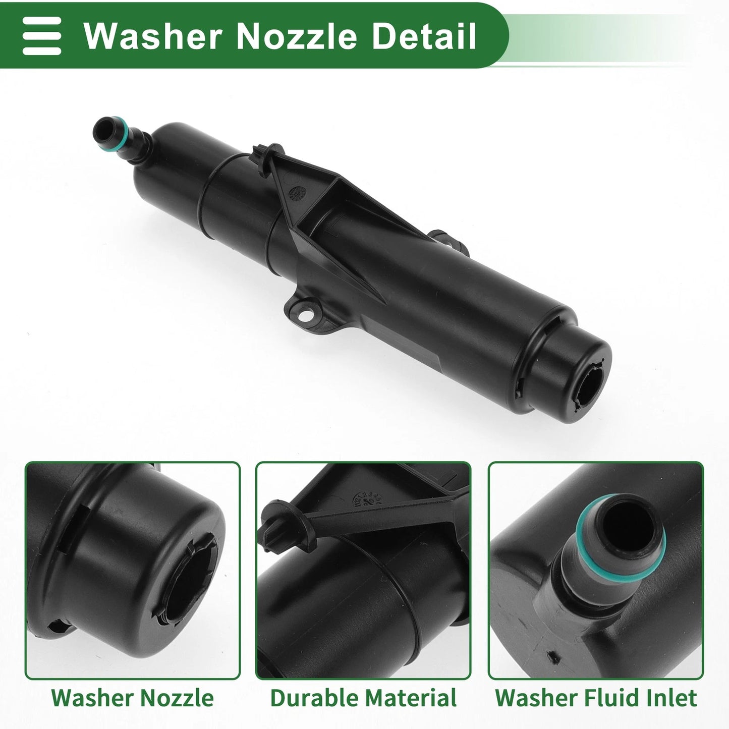 Driver Side Headlight Washer Nozzle for Mini Cooper (2007-2015)