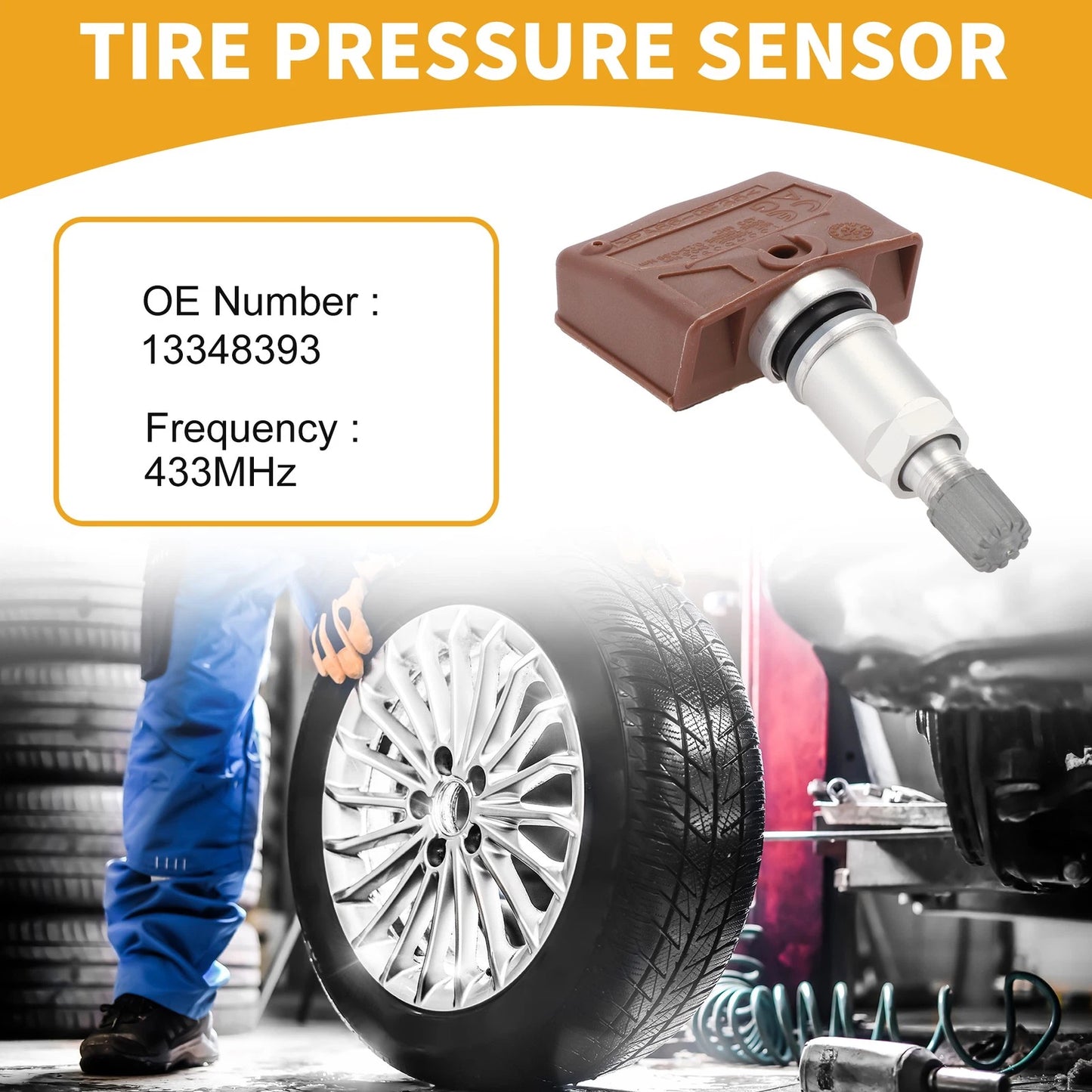 Tire Pressure Sensor 1x for Chevrolet Corvette (2014-2019)