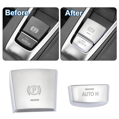 Parking Brake Switch P Button Covers Set for BMW X4 X5 X6 X7 (2011-2017)