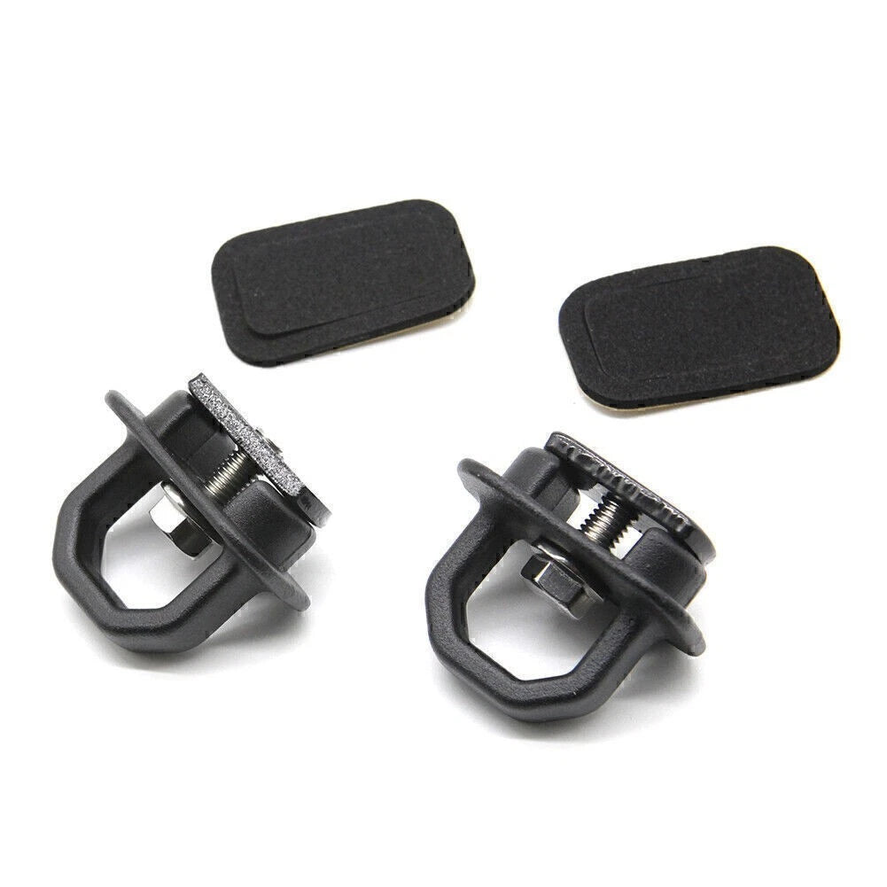 Tie Down Anchors Hooks for Chevy Silverado Pickup Trucks Black