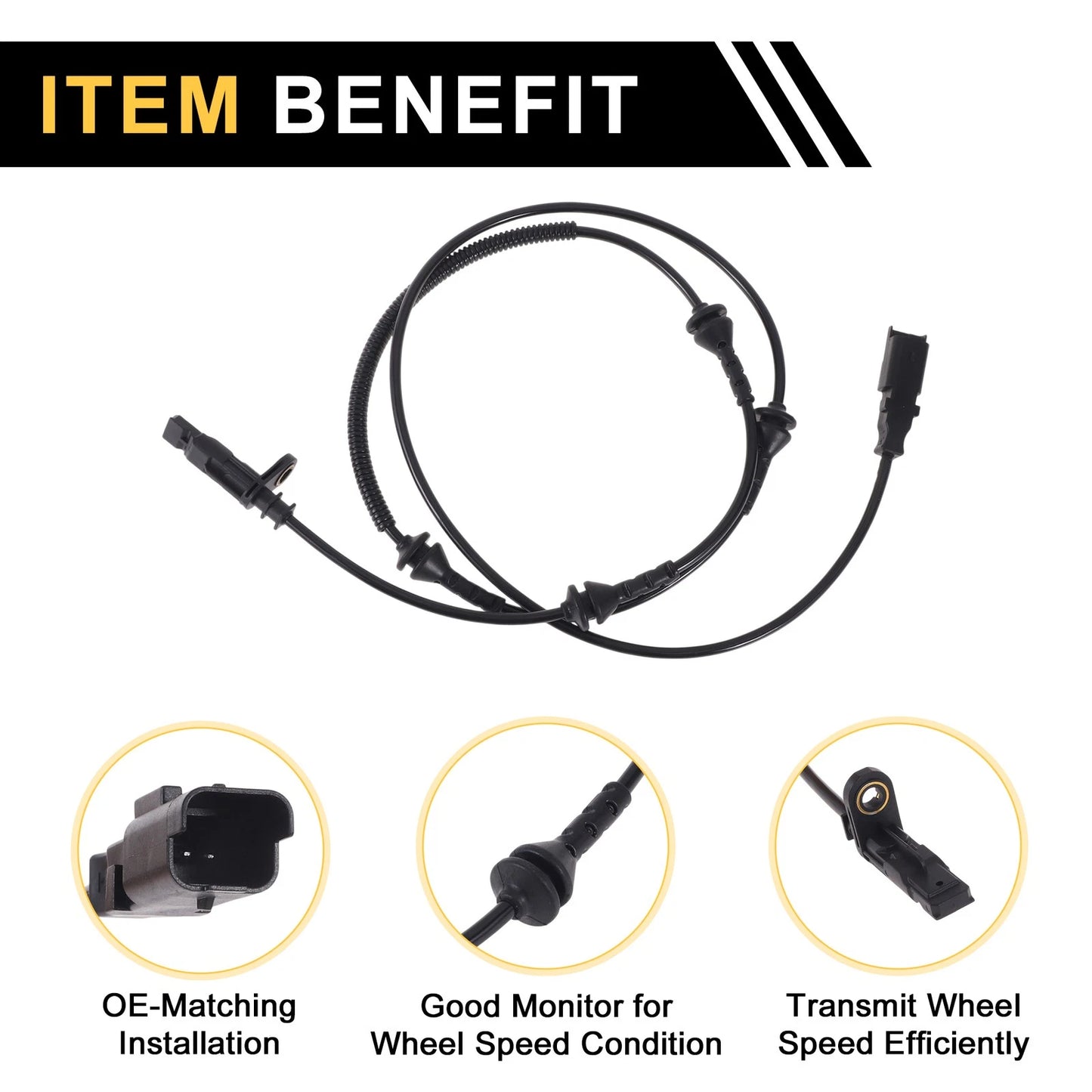 ABS Wheel Speed Sensor for Ford Mustang Front Right (2005-2014)