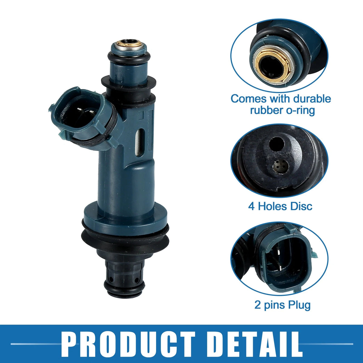 Fuel Injector 4 x for Lexus ES300 (1998-2001) 3.0L Blue