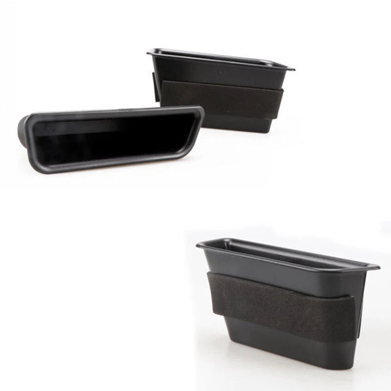 Pair Door Handle Storage Box Case Interior Cover Fit for Mustang 2015-2018