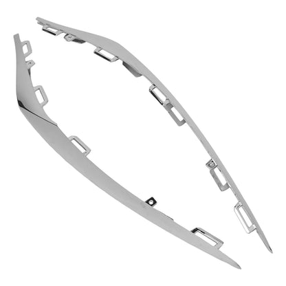 Pair Front Bumper Cover Molding Trim for Mercedes W117 CLA (2016–19)