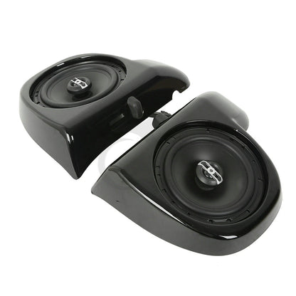 6.5" Lower Vented Fairings Speaker Glove Box for Harley Touring FLHT (14-24)