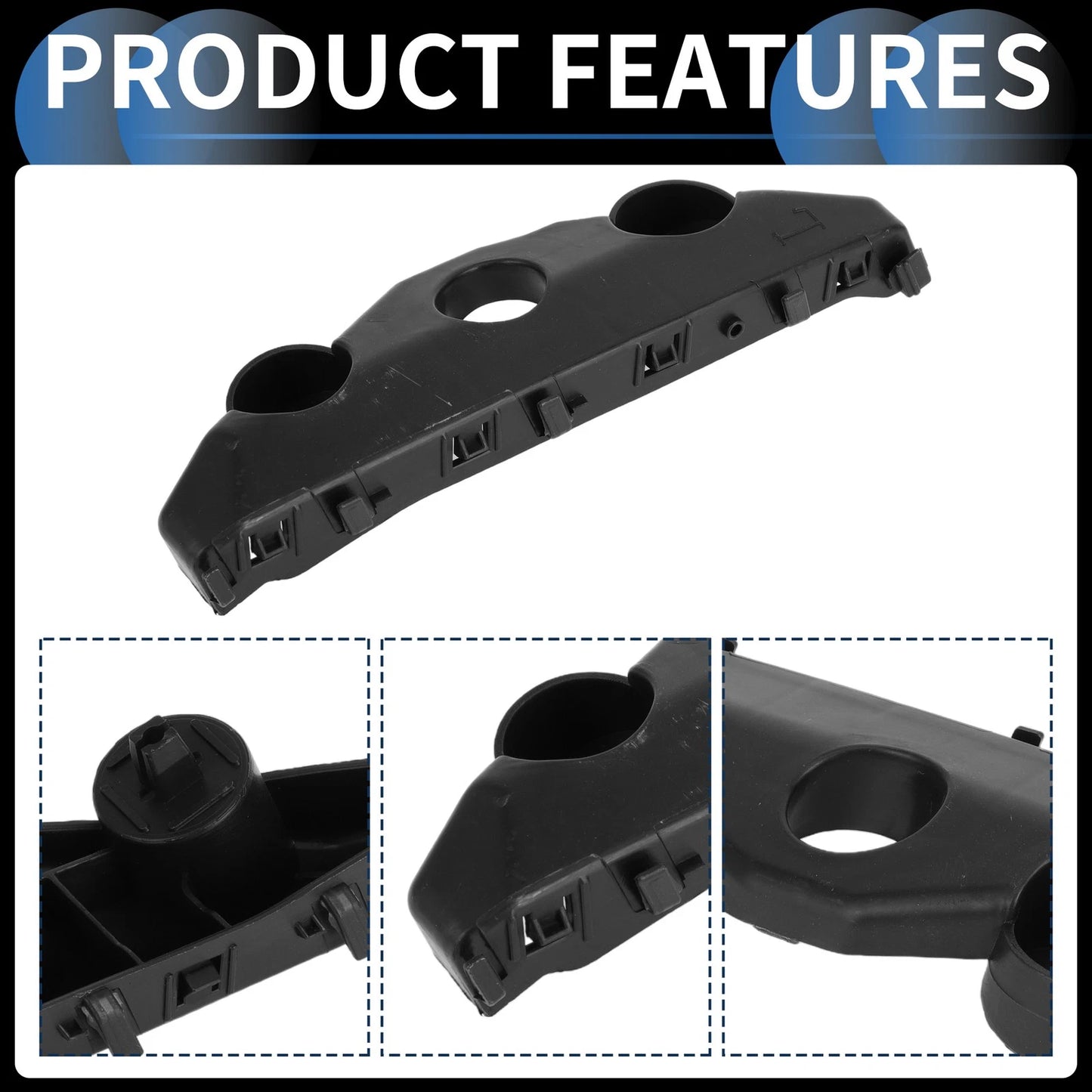 Left Front Bumper Retainer Bracket for Nissan Versa (2020-2024)
