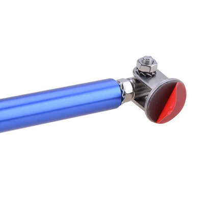 Blue Adjust Bumper Lip Splitter Strut Rod Tie Support Bar for Honda (2008-2010)