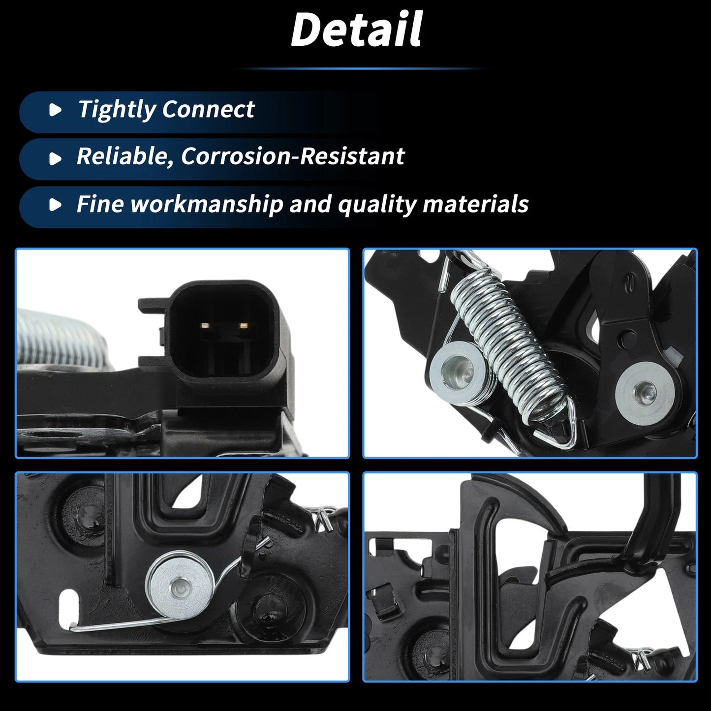 Engine Hood Latch Assembly for Ford Transit-150 L5 3.2L (2015-2019)