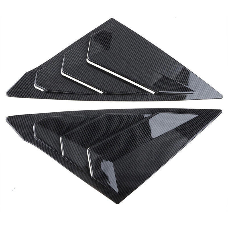 Carbon Side Vent Window Scoop Louver Cover Trim for 2022 Honda Civic 11th 2x