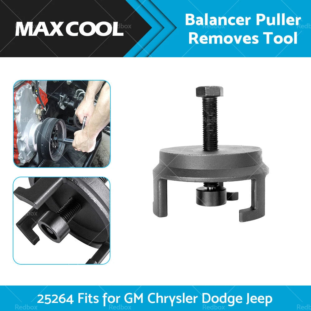 Harmonic Balancer Puller Tool for GM 25264 (Fits Various Models)