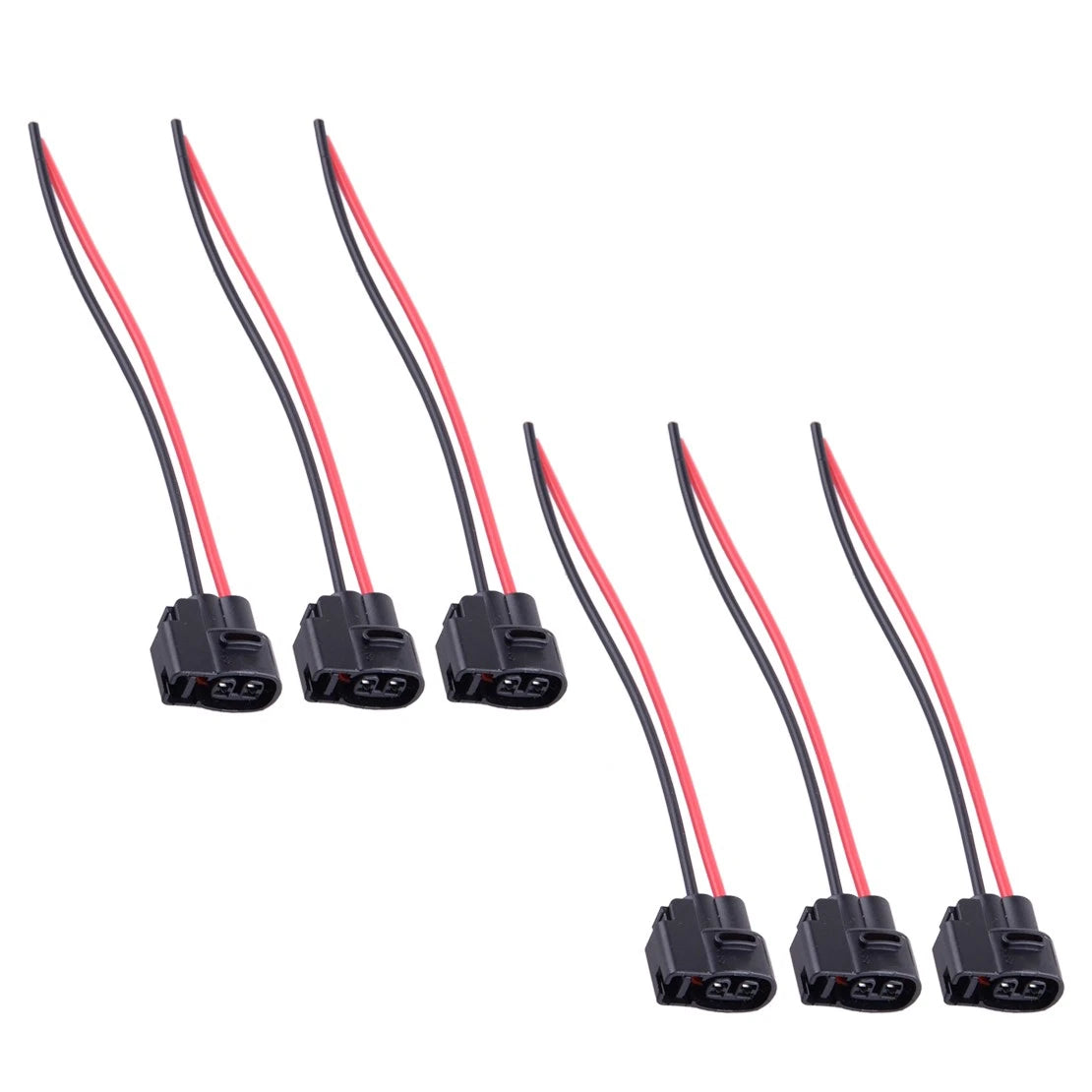 6 x Ignition Coil Connector Harness Cable for Toyota MR2, Lexus LS400 (1991-1999)