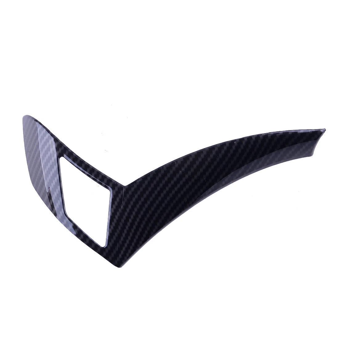 Carbon Fiber ABS Steering Wheel Button Cover for BMW E60 E61 (2003-2010)