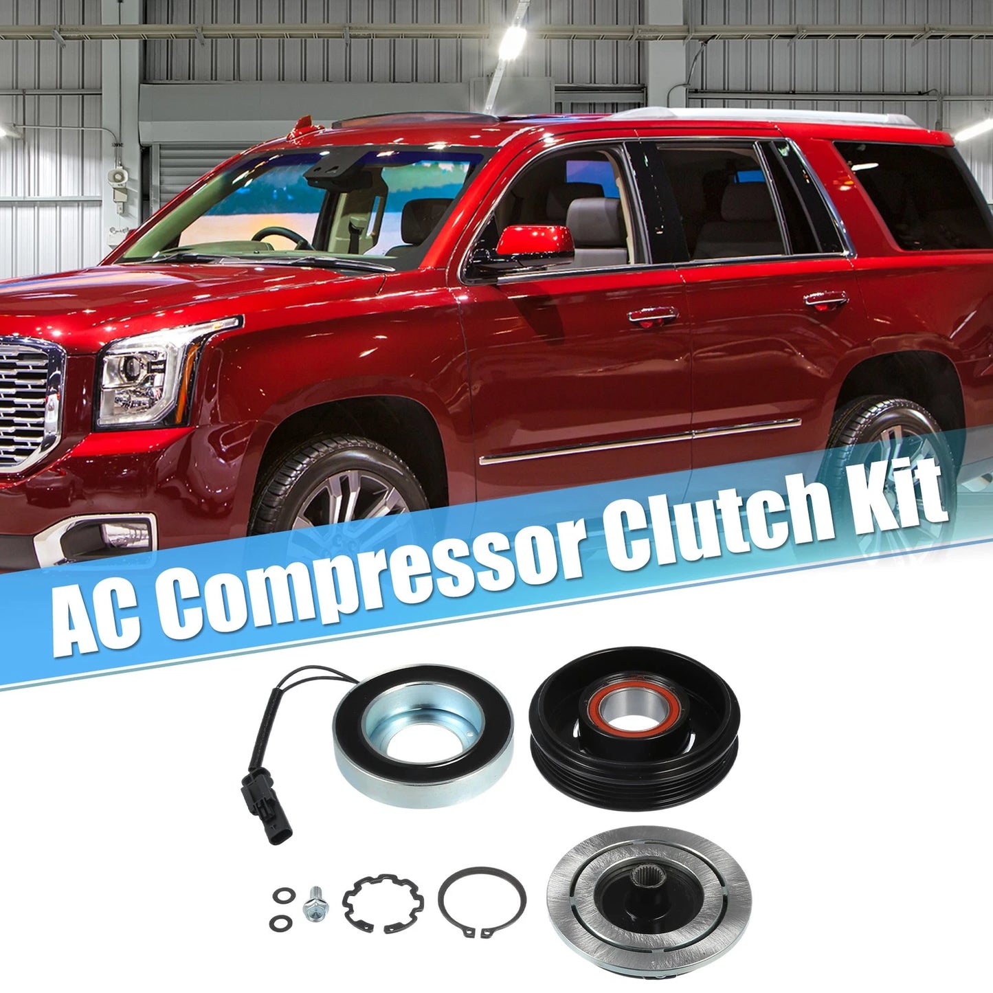 AC Compressor Clutch Replacement for GMC Yukon (2015-2020) 5.3 Black