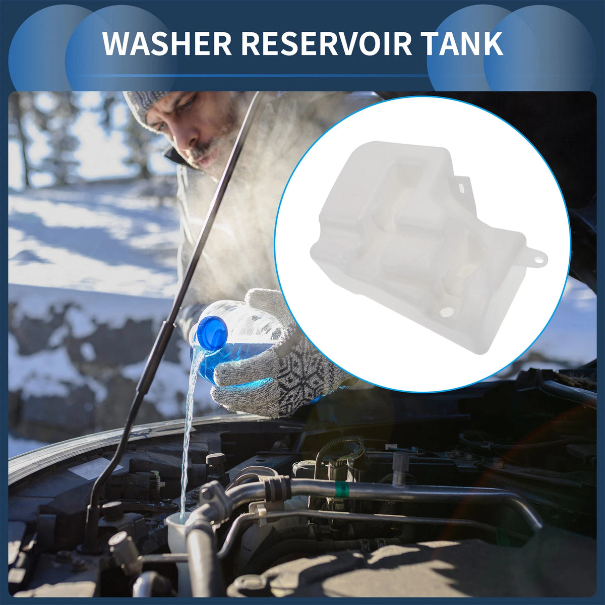 Windshield Washer Reservoir for Land Rover Range Rover Sport (2006-2009)