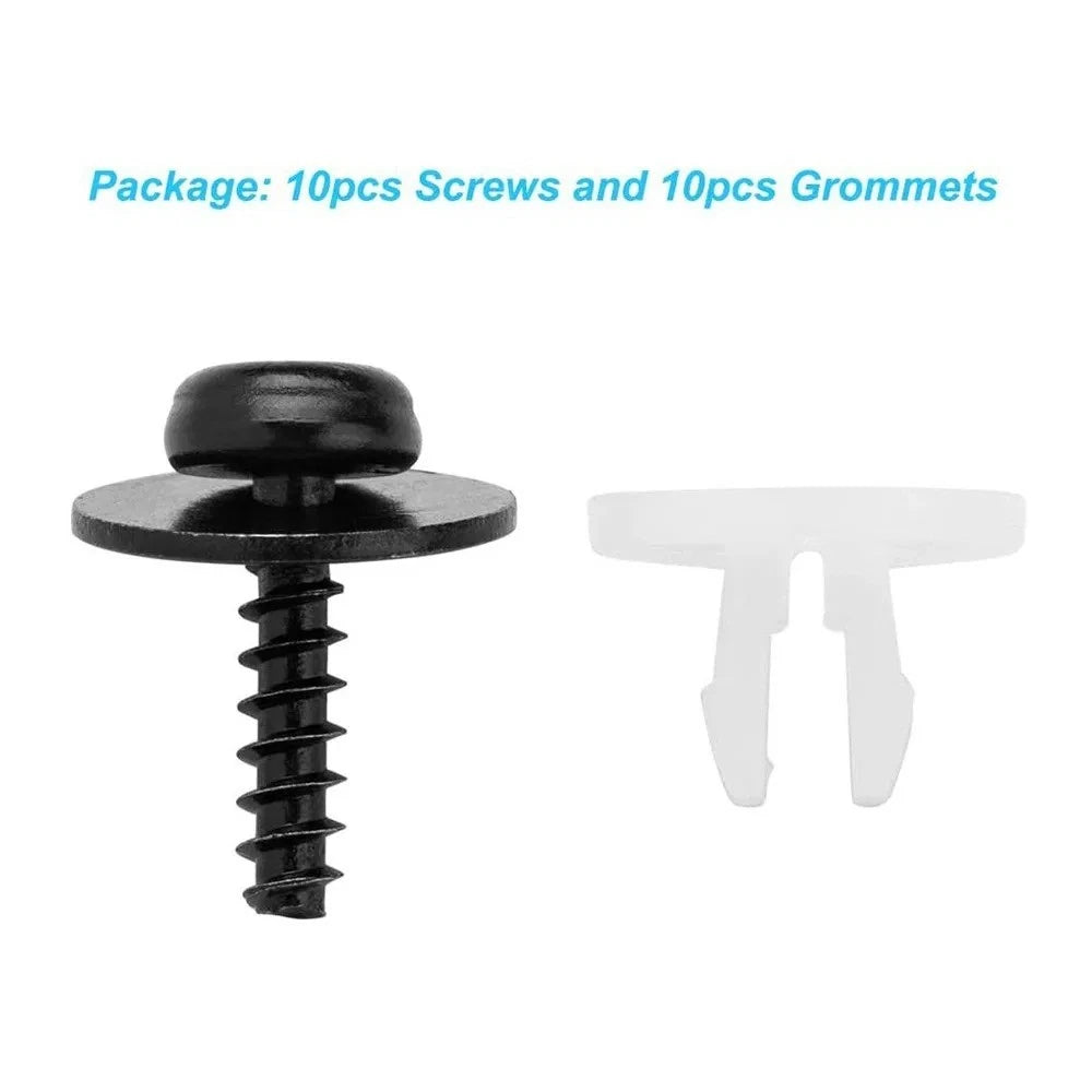 20 x Ford Under Engine Shield Screw Grommet Bumper Cover Retainers