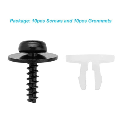 20 x Ford Under Engine Shield Screw Grommet Bumper Cover Retainers