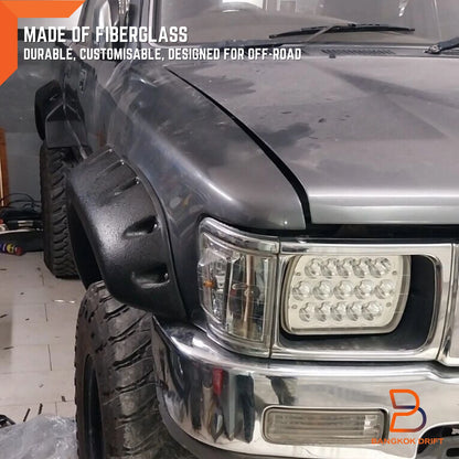 Front Jungle Fender Flare Arch for Toyota Hilux Ute LN85 LN105 LN111 (88-96)