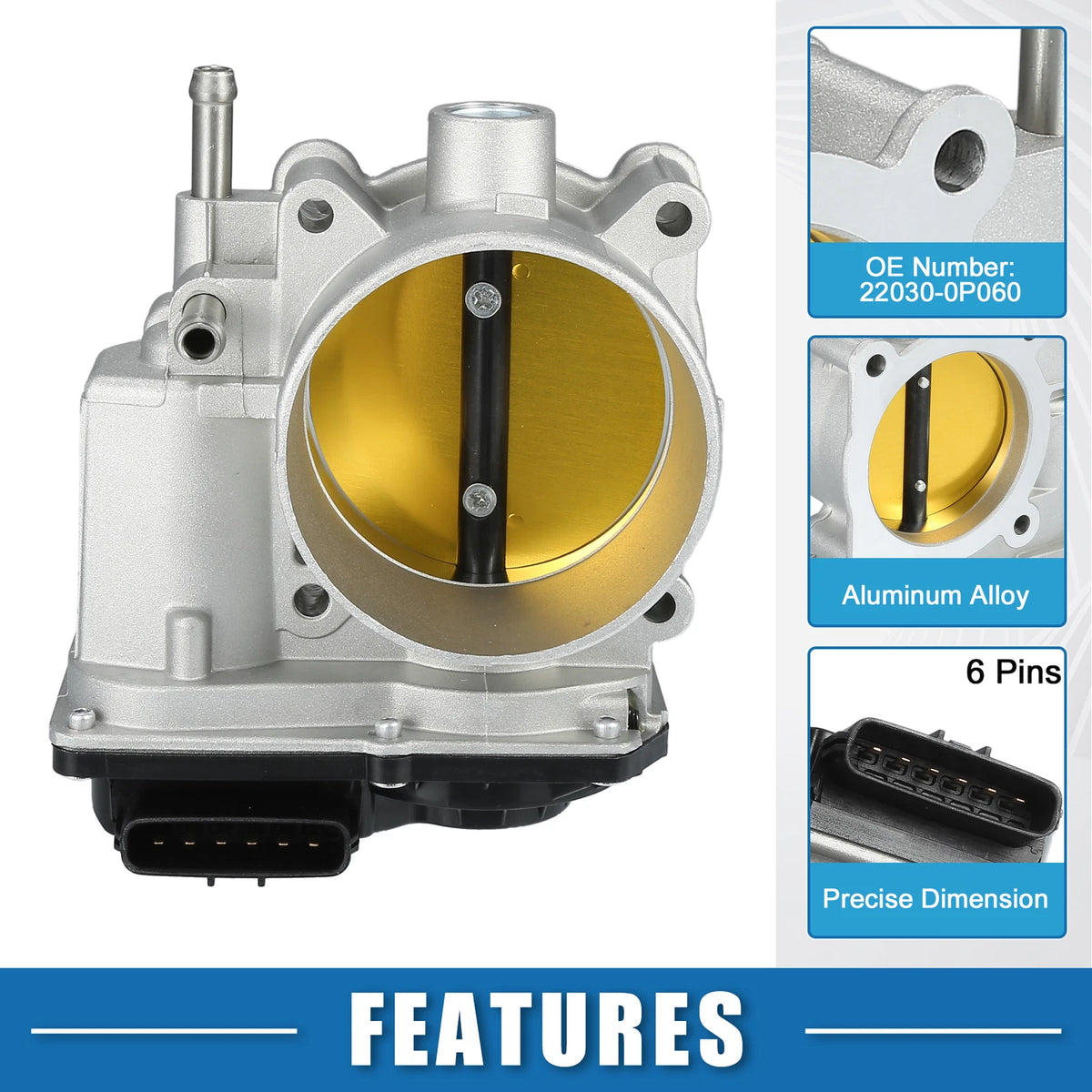 Throttle Body Actuator for Lexus ES350 3.5L V6 (2019-2022)