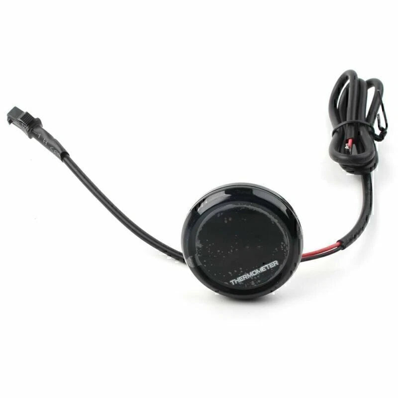 Red LCD Digital Thermometer Water Temperature Sensor Gauge for Motorcycle