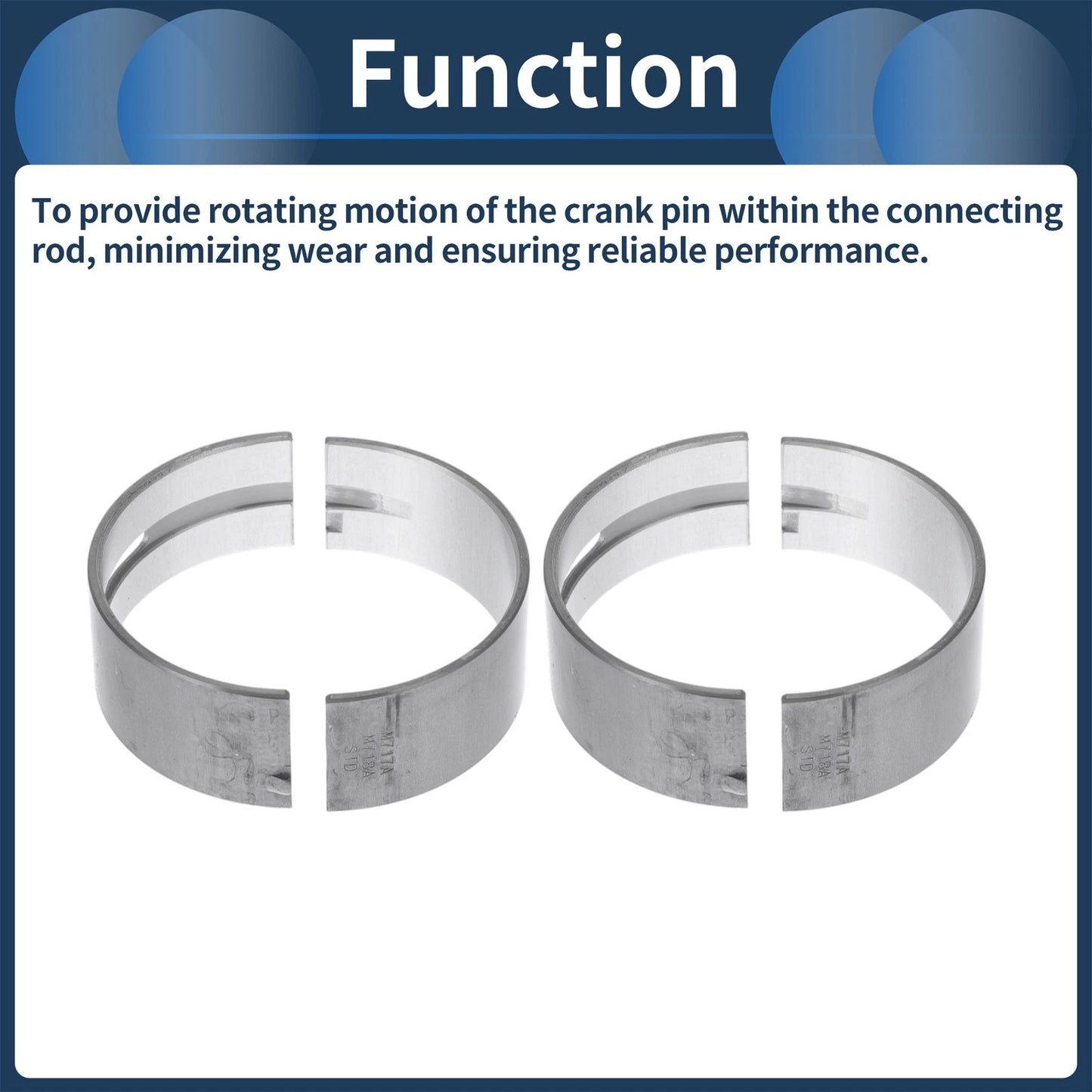 10 x Main Bearing Set for Toyota Caldina (1995-2004)
