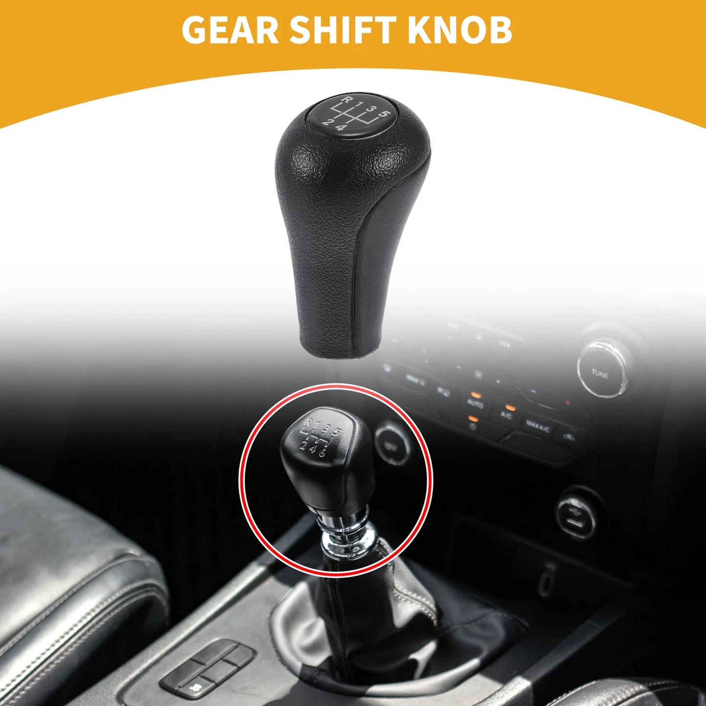 5 Speed Manual Gear Shifter Knob for BMW 3 Series E30 E36 E46 (1983 - 2005)