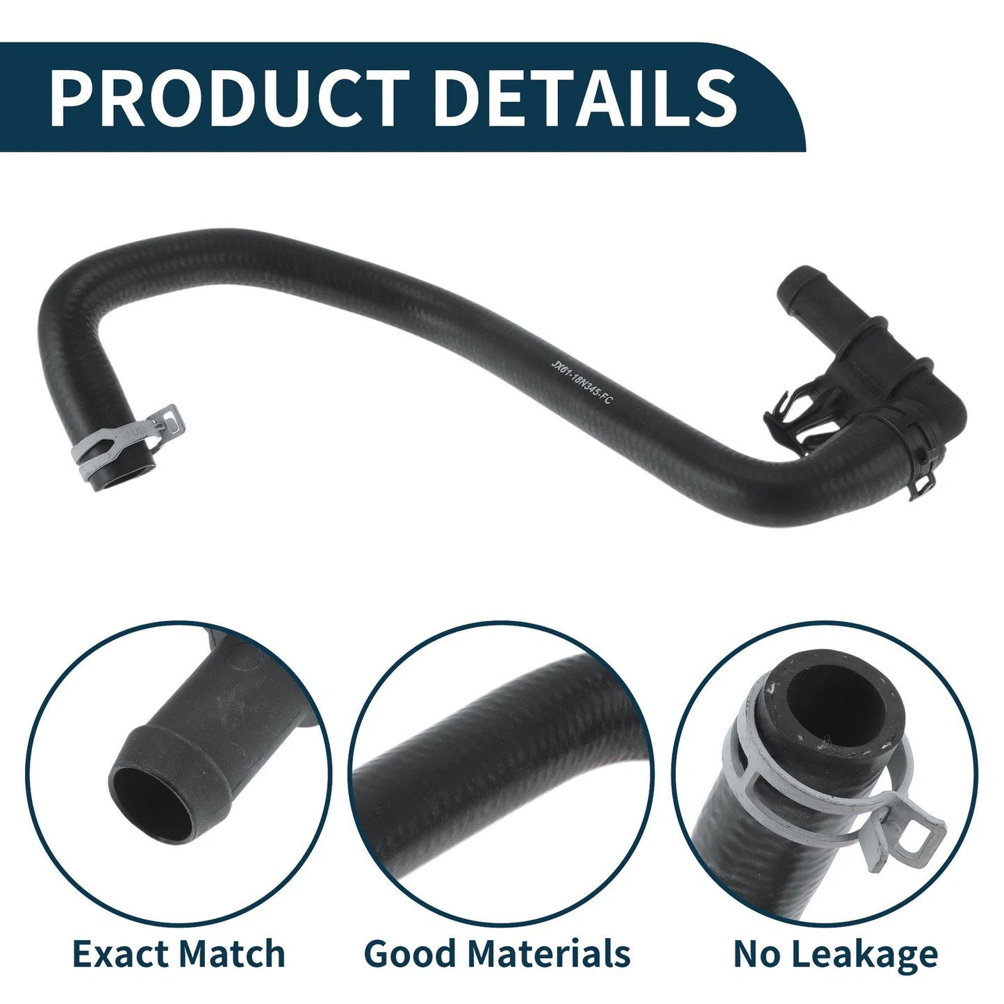Radiator Hose for Ford Focus 1.0T (2018) Rubber Coolant Pipe