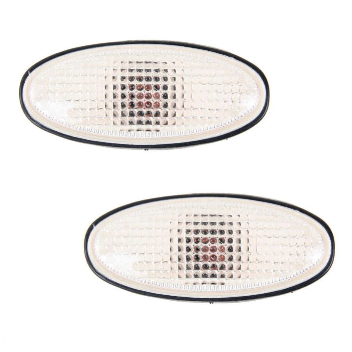 Side Marker Light Lamp Lens Oval Pair Fits Nissan Frontier D22 Truck 2000-05 D05